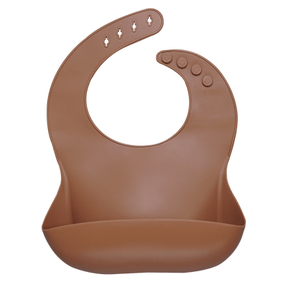 Silicon Breastplate Baby Bib Waterproof Solid Infant Bandana Bibs Newborn Feeding Burp Cloth Bib For Kids