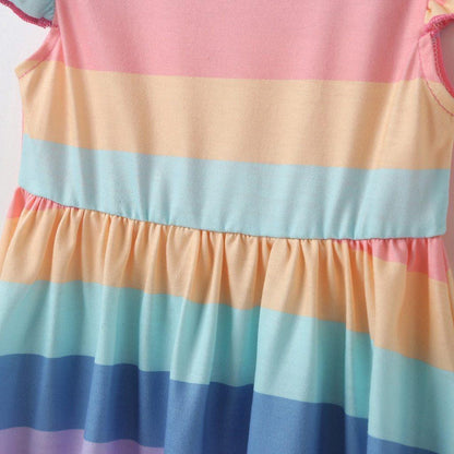 Princess Clothing for Kids Rainbow Baby Dresses Cotton Party Girl Dress For Girls For all Occasions