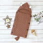 Stevvex Knitted Newborn Baby Blanket Baby Sleeping Bags Stroller Bedding Warm Swaddle Wrap