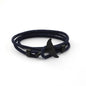 Whale Tail Anchor Bracelets Men And Women Charm Nautical Survival Rope Chain Bracelet Male Wrap Metal Hooks Fashion Gift