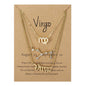3Pcs/set 12 Zodiac Sign Necklace For Women 12 Constellation Pendant Chain Choker Birthday Jewelry With Cardboard Card