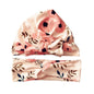 Luxury Mdoern Set 2PCS Baby and Mom Headbands Set Flower Bowknot Newborn Turban Cross-tied Mommy Headband Bow