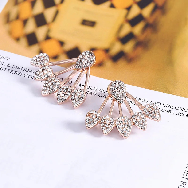 Korean Sweet Small Daisy Stud Earring For Women Zircon Flower Girls Fashion Earrings Trend Party Jewelry Gift