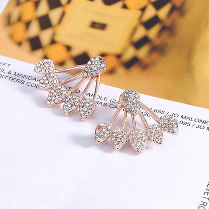 Korean Sweet Small Daisy Stud Earring For Women Zircon Flower Girls Fashion Earrings Trend Party Jewelry Gift