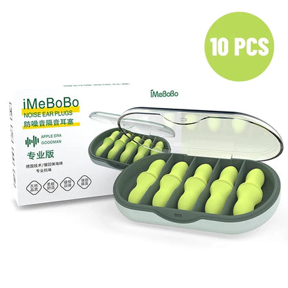 Slow Rebound Sponge Earplugs | Soft Lightweight Ear Plugs for Sleeping and Noise Reduction, Ideal for Small Ear Canals