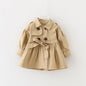 Jacket / Coat Baby Double Breast Windbreaker Jacket For baby girls 1-4T In elegant Style