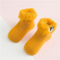 Winter Luxury Cozy Baby 3D Cartoon Embroidery Warm Thick Newborn Socks For Baby Girls and Boys In Elegant Comfortable Fashion Design