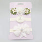 Luxury Modern Baby Headband Crown Flower Bows Hairband Baby Girl Headbands Newborn Hair Accessories Elastic Baby Hair Band
