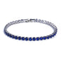 Luxury 4mm Diamond Shiny Elegant Cubic Zirconia Tennis Bracelets Iced Out Chain Crystal Wedding Bracelet For Women and Men In Modern Gold Silver and Colorful Design