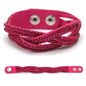 TYO New Fashion Charm Ladies Color Woven Leather Bracelet Charm Bracelet Hot Wholesale Wholesale 14 Colors To Choose From!