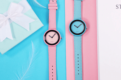Fashion Women's Watches Leather Ladies Watch Women Watches Young Girl Watch Simple Clock For Women and Girls