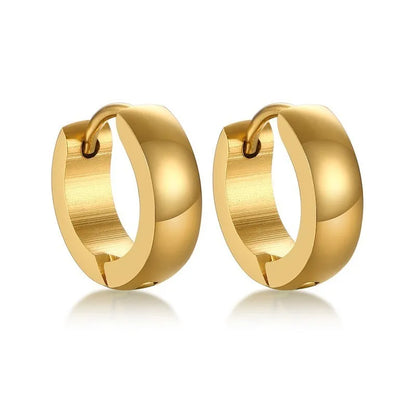 VNOX Stainless Steel Hoop Earrings for Men Women | Small Huggie Earrings