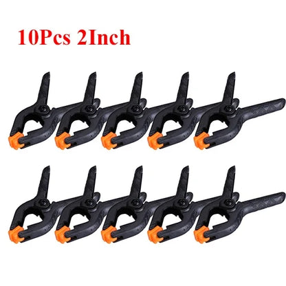 Adjustable Plastic Spring Clamps for Woodworking | Multi-Pack Clamps