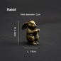 PINNY Metal Chinese Zodiac Incense Holder | Mini 12 Animals Stick Incense Base