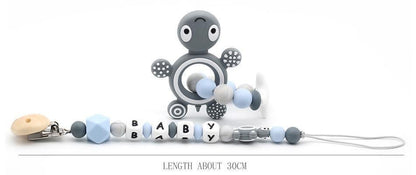 Modern Handmade Pacifier Clips Holder Chain Teething Silicone Pacifier Chains Holder For Baby For Pacifier