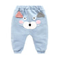 Modern Baby Boys Girls Cartoon Pants Spring High Waist Guard Belly Trousers Print Bottoms In Interesting Style For Girls And Boys