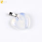 Natural Stone Heart Pendant Necklace | Crystal Healing Jewelry for Women