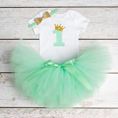 Modern Birthday Outfit Ensemble One Year Little Girl Dress Clothing Baby Child Summer Clothes With Unicorn Dress Design For Girls