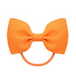Luxury Handamde Small Baby Elastic Rubber band Head rope Mini Solid Ribbon Bow Tie For Girls Hair Accessories