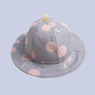 Baby Girl Summer Outdoor Beach Floral  Lovely Lace Princess  Bucket Sun Hat For Girls