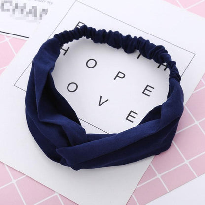 Cute Baby Girl Headbands Twisted Knotted Elastic Kids Hair Bands Turban Soft Children Head Bands for Baby Girls Hair Accessories