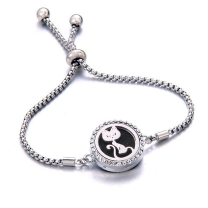Elegant New Fashion Modern Perfume Amazing Luxury Bracelet Essential Oil Aromatherapy Locket Bracelet For Women