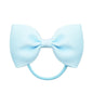 Luxury Handamde Small Baby Elastic Rubber band Head rope Mini Solid Ribbon Bow Tie For Girls Hair Accessories