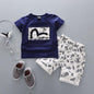 Fashion T shirt and Shorts Set Cartoon Cotton Summer Clothing for Newborn Baby Boy Infant Fashion Outerwear Clothes