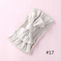 Modern Braid Nylon Bow Knot Solid Wide Nylon Headbands Turban Baby Girls Head Wrap For Girls
