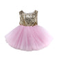 Fancy Wedding Dress Sleeveless Sequins Party Dress For Baby Girl Summer Dresses In Luxury New Elegant Design