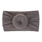 Newborn Infant Kids Girls Nylon Bow Hairband Headband Stretch Turban Knot For Bay Girls