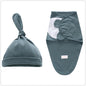 Baby Swaddle Blanket With Cap For Newborn Wrap Cotton Swaddling Bag Baby Envelope Sleep sack  Blanket .