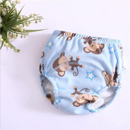 6 Layer Baby Cotton Training Pants Panties Cloth Diapers Reusable Child Nappies Breathable Diaper