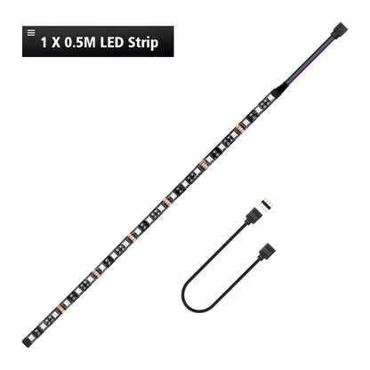 12V RGB 4pin LED Strip Light for PC Case | Motherboard Sync Decor