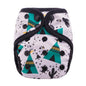 Newborn Pocket Diaper Cloth Diapers Bamboo Charcoal Inner Waterproof PUL Outer Double Gussets Nappies for Baby