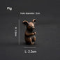 PINNY Metal Chinese Zodiac Incense Holder | Mini 12 Animals Stick Incense Base