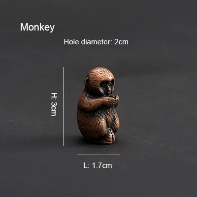 PINNY Metal Chinese Zodiac Incense Holder | Mini 12 Animals Stick Incense Base
