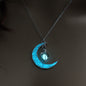 Hollow Luminous Stone Gem Charm Jewelry Pendant Necklace Gifts