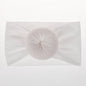 Newborn Infant Kids Girls Nylon Bow Hairband Headband Stretch Turban Knot For Bay Girls