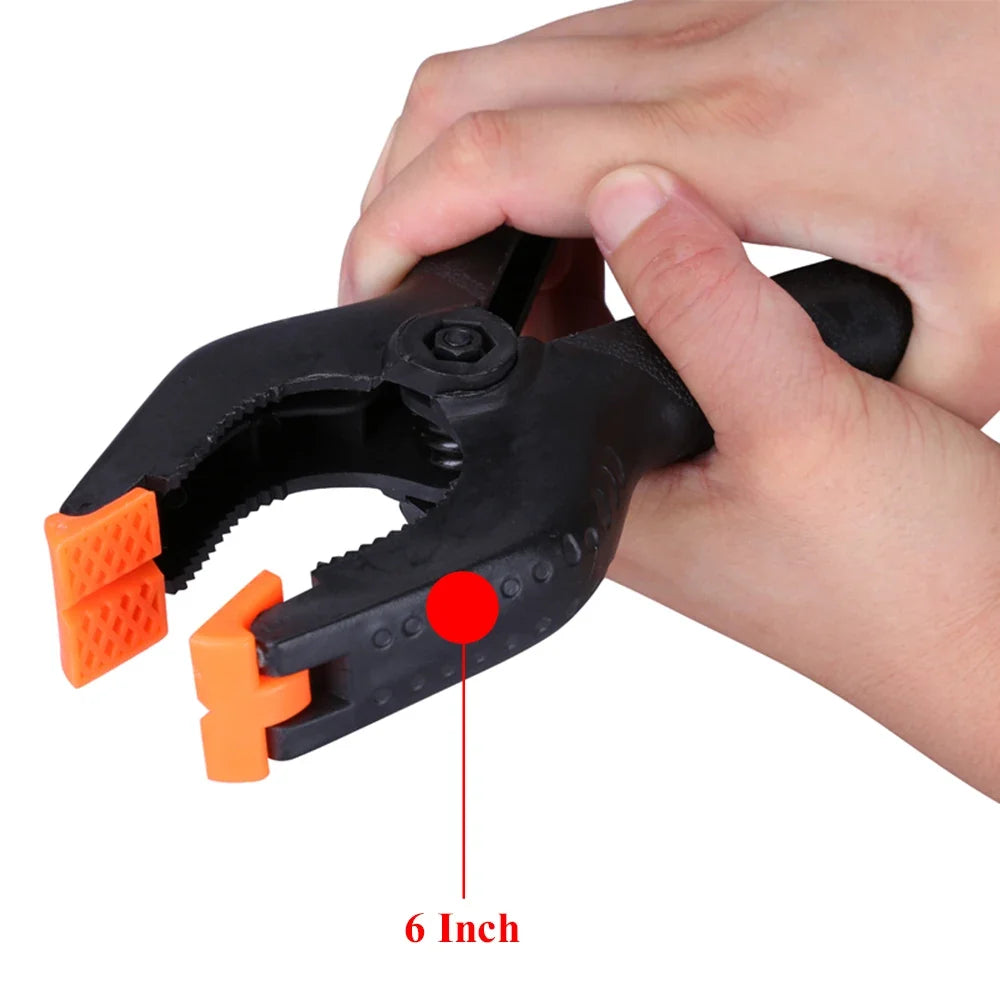 Adjustable Plastic Spring Clamps for Woodworking | Multi-Pack Clamps