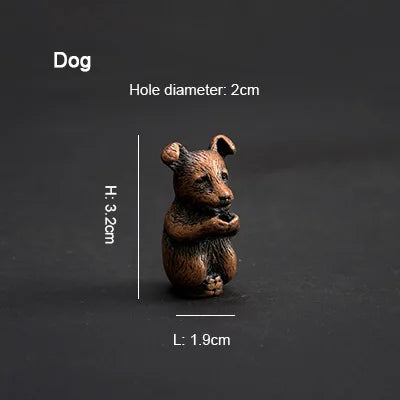 PINNY Metal Chinese Zodiac Incense Holder | Mini 12 Animals Stick Incense Base