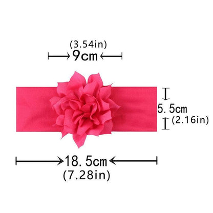 Modern Baby Headband Turban Flower Bow Newborn Baby Girl Headbands Elastic hairband For Girls Baby