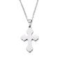 DOTIFI Stainless Steel Necklace For Women Man Lover's Sharp Cross Gold Color Pendant Necklace Engagement Jewelry
