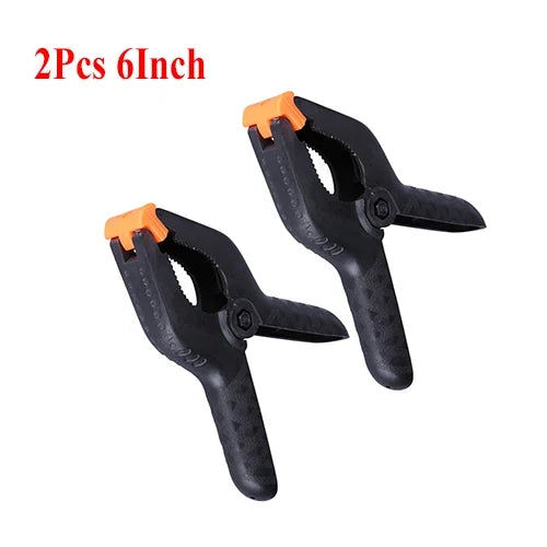Adjustable Plastic Spring Clamps for Woodworking | Multi-Pack Clamps