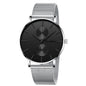 Luxury Unisex Classic Casual Metal Watch Stain Steall Watch Waterproof Watch In Elegant Luxury Modern Style