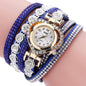 Luxury Crystal Vintage Rhinestone Bracelet Quartz Watch Womens Watch For Female and Girls