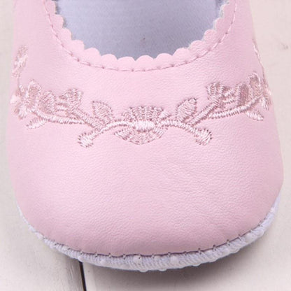 Black Soft Newborn Baby Girl Shoes Prewalker First Walkers Lovely Sneakers Infant Kids Girls Princess Shoes