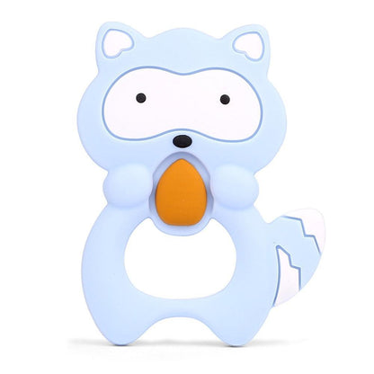 Baby Silicone Teethers BPA Free Teething Toy Animal Dog Koala Owl Elephant Baby Ring Teether Silicone Beads For Kids and Baby