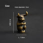 PINNY Metal Chinese Zodiac Incense Holder | Mini 12 Animals Stick Incense Base
