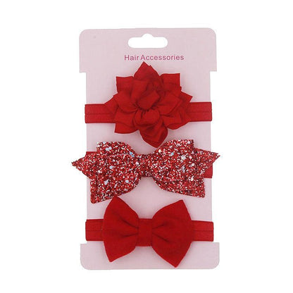 Luxury Modern Baby Headband Crown Flower Bows Hairband Baby Girl Headbands Newborn Hair Accessories Elastic Baby Hair Band